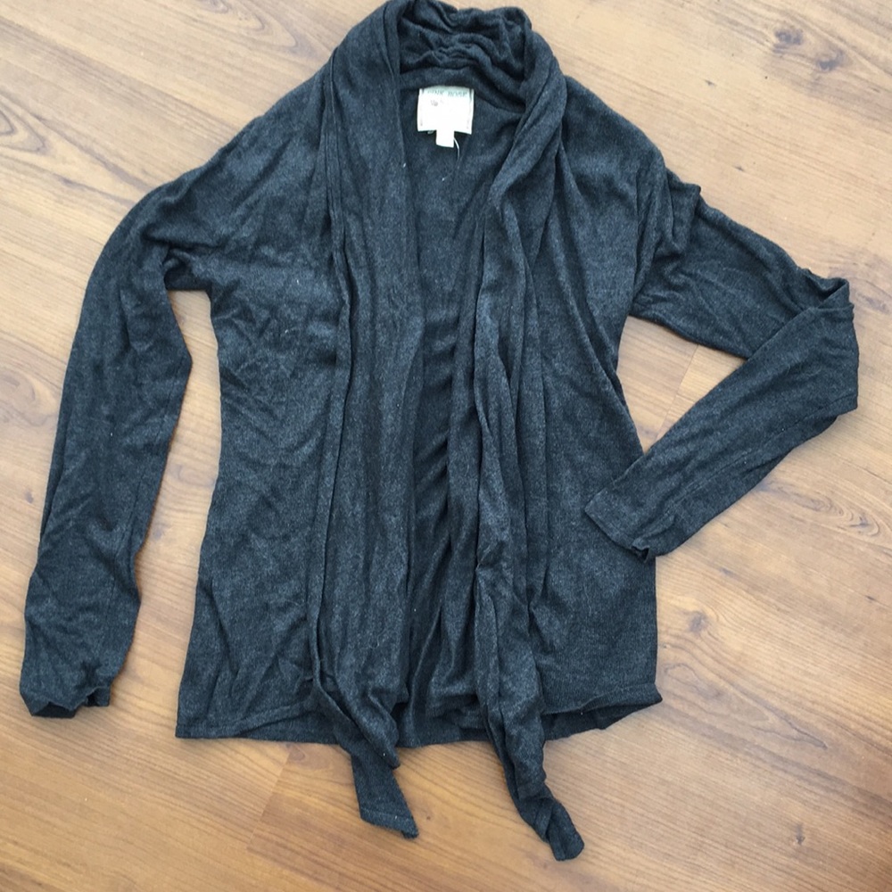 Dark-grey cardigan/wrap